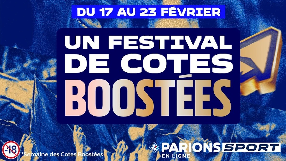 Boost Week : un festival de cotes boostées chez Parions Sport En Ligne !