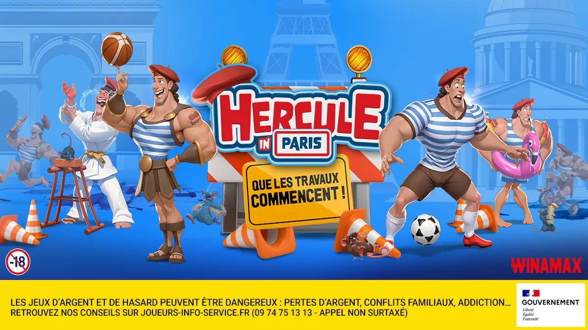 Hercule in Paris : des Freebets à gagner pendant les JO 2024 chez Winamax !